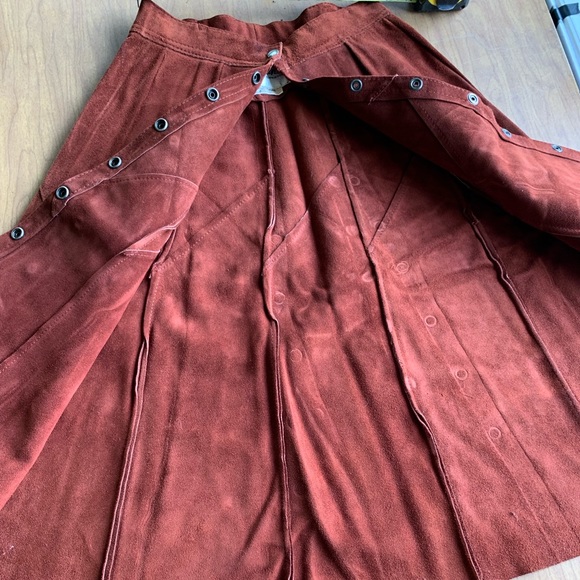 Soft Leather skirt. Vintage. - Picture 3 of 5